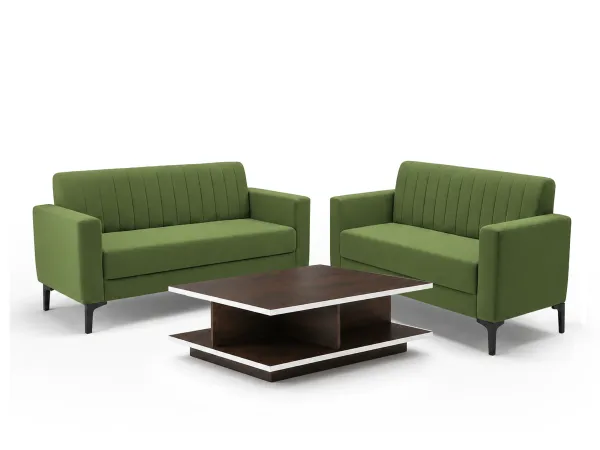 Tulip Sofa Combos Set Olive With Rio Centre Table